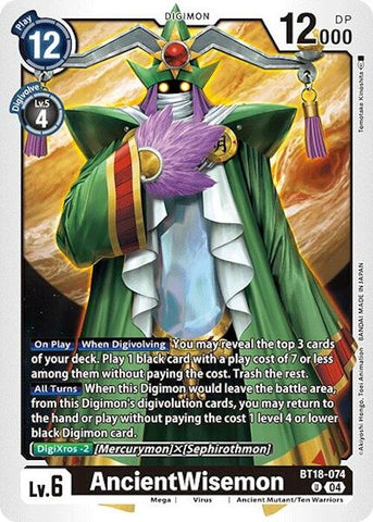 AncientWisemon [BT18-074] [Lanzamiento de la Edición Especial de la V.2.0]