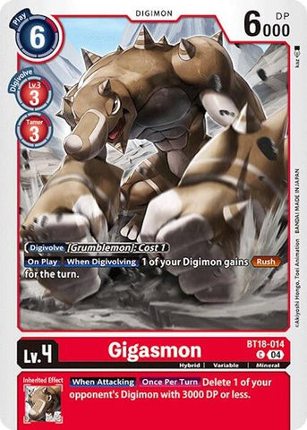 Gigasmon [BT18-014] [Special Booster de Lanzamiento Ver.2.0]