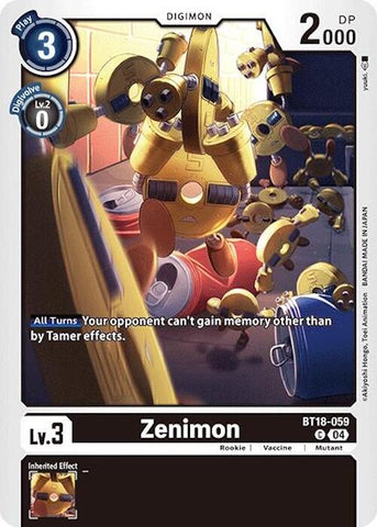 Zenimon [BT18-059] [Sobres de Refuerzo Especial Ver.2.0]