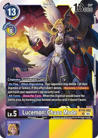 Lucemon: Modo Caos [BT18-082] [Booster de Lanzamiento Especial Ver.2.0]