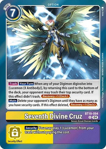 Séptima Cruz Divina [BT19-094] [Booster de Lanzamiento Especial Ver.2.0]
