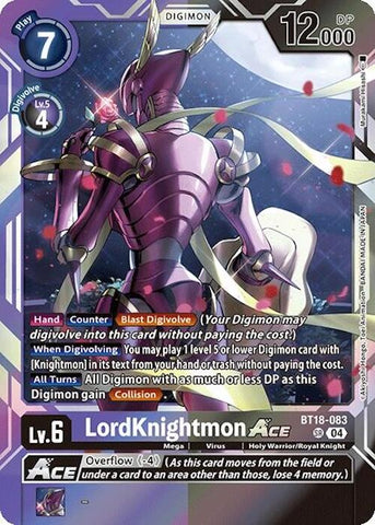 LordKnightmon ACE [BT18-083] [Sobres de Lanzamiento Especial Ver.2.0]