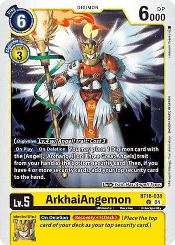 ArkhaiAngemon [BT18-038] [Booster especial de lanzamiento Ver.2.0]