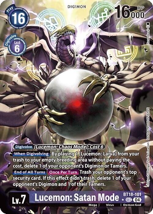 Lucemon : Satan Mode [BT18-101] (Art Alternatif) [Booster Spécial Version 2.0]
