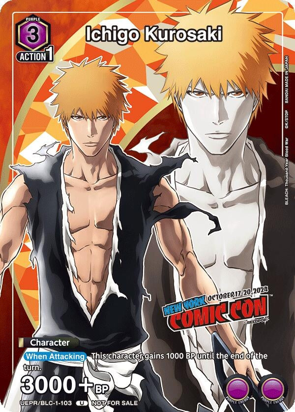 Image for Ichigo Kurosaki (New York Comic Con 2024) (UEPR/BLC-1-103) (UEPR) - Union Arena