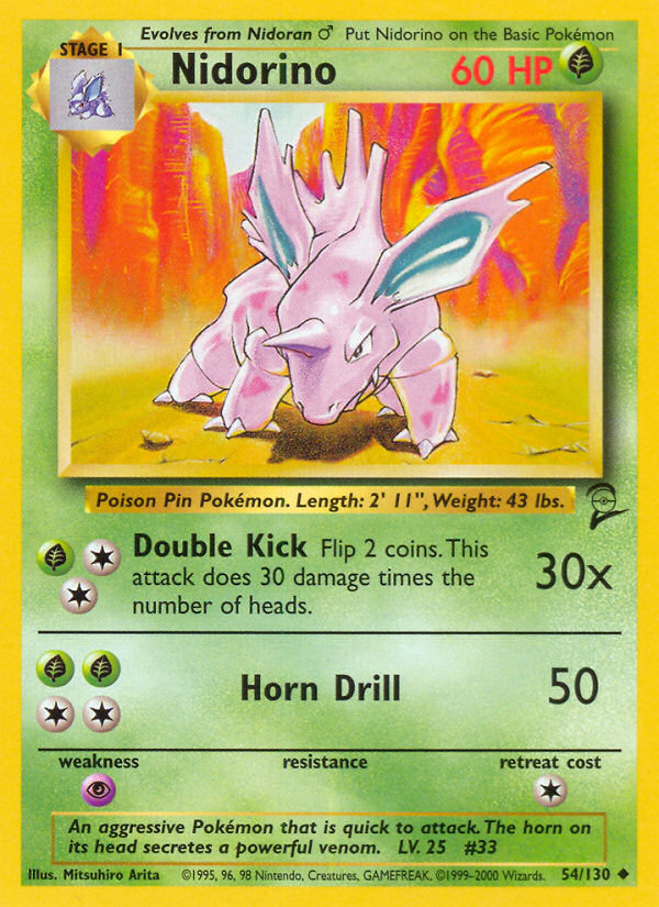 Nidorino (54/130) [Set de Base 2]