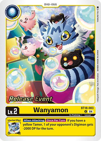 Wanyamon [BT18-003] [Promoción de lanzamiento del sobre especial Ver.2.0]