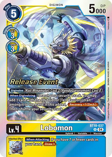 Lobomon [BT18-037] [Promos du booster spécial Ver.2.0]
