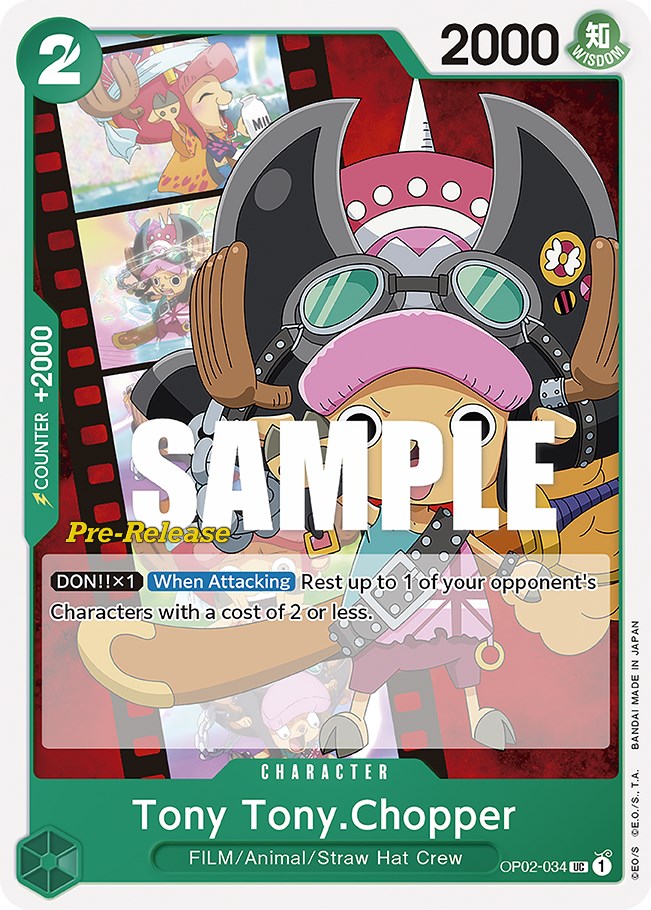 Tony Tony.Chopper [Cartas de prelanzamiento de Paramount War]