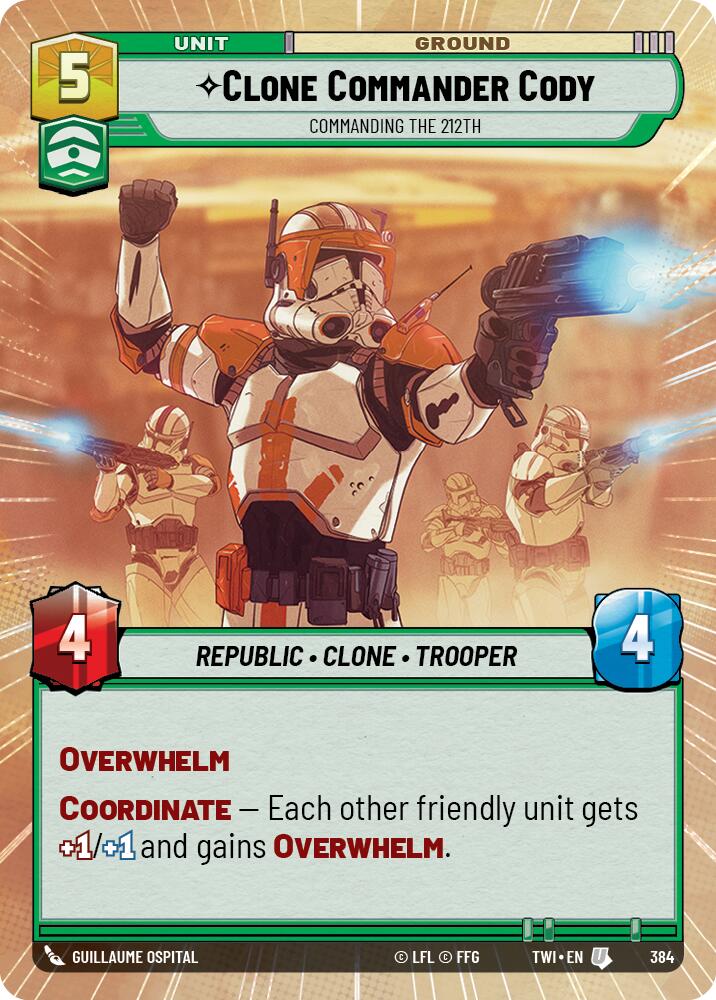 Commandant Clone Cody - Commandant la 212ème (384) (Hyperspace) (384) [Crépuscule de la République]