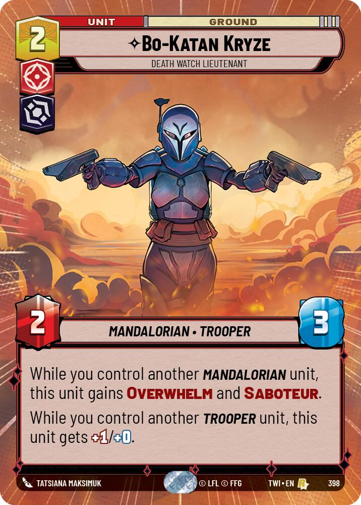 Bo-Katan Kryze - Lieutenante de la Death Watch (398) (Hyperspace) (398) [Le Crépuscule de la République]