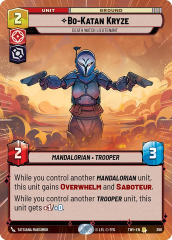 Bo-Katan Kryze - Lieutenante de la Death Watch (398) (Hyperspace) (398) [Le Crépuscule de la République]