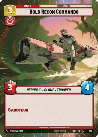 Commando de reconnaissance audacieux (428) (Hyperspace) (428) [Le crépuscule de la République]