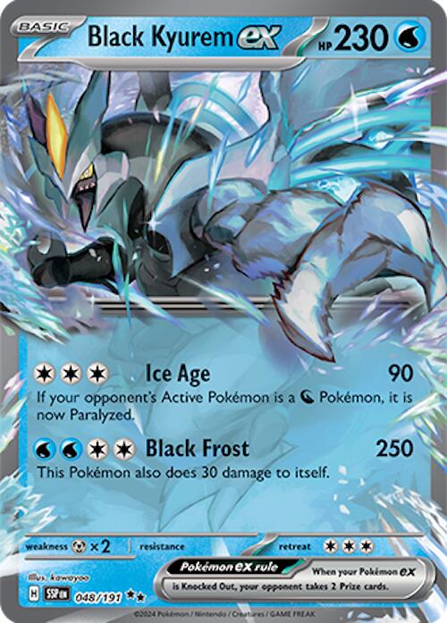 Kyurem-Noir ex (048/191) [Écarlate et Violet : Étincelles Tempétueuses]