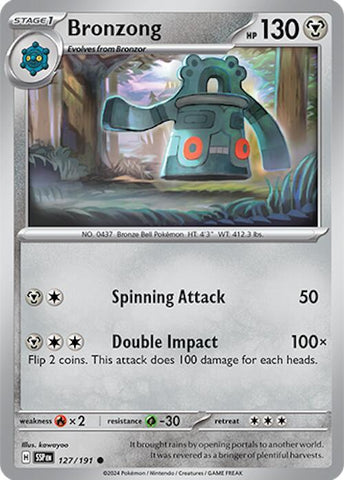 Bronzong (127/191) [Escarlata y Púrpura: Chispas Bramadoras]