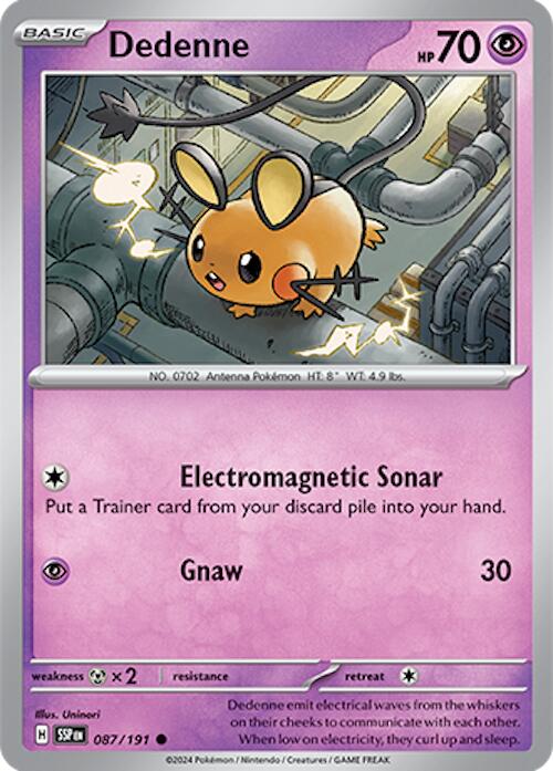 Dedenne (087/191) [Écarlate et Violet : Étincelles Foudroyantes]