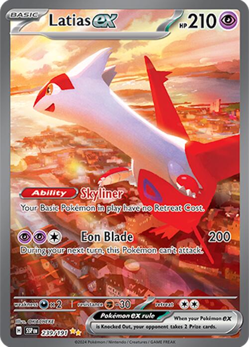 Latias ex (239/191) [Écarlate et Violet : Étincelles de l'Océan]