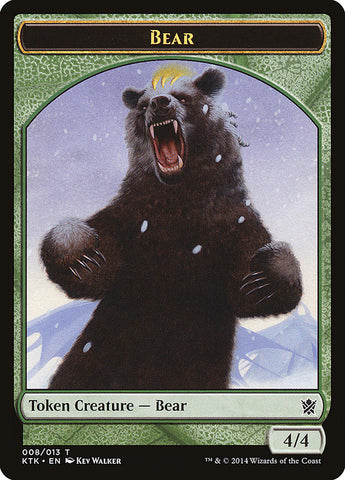 Ficha de oso [Fichas de Khans de Tarkir]