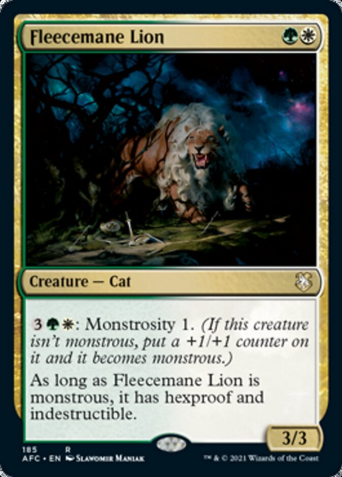 Lion à crinière polaire [Donjons & Dragons : Aventures dans les Royaumes oubliés Commander]