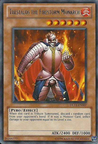 Thestalos le Monarque de l'Orage de Feu (Bleu) [DL12-FR007] Rare