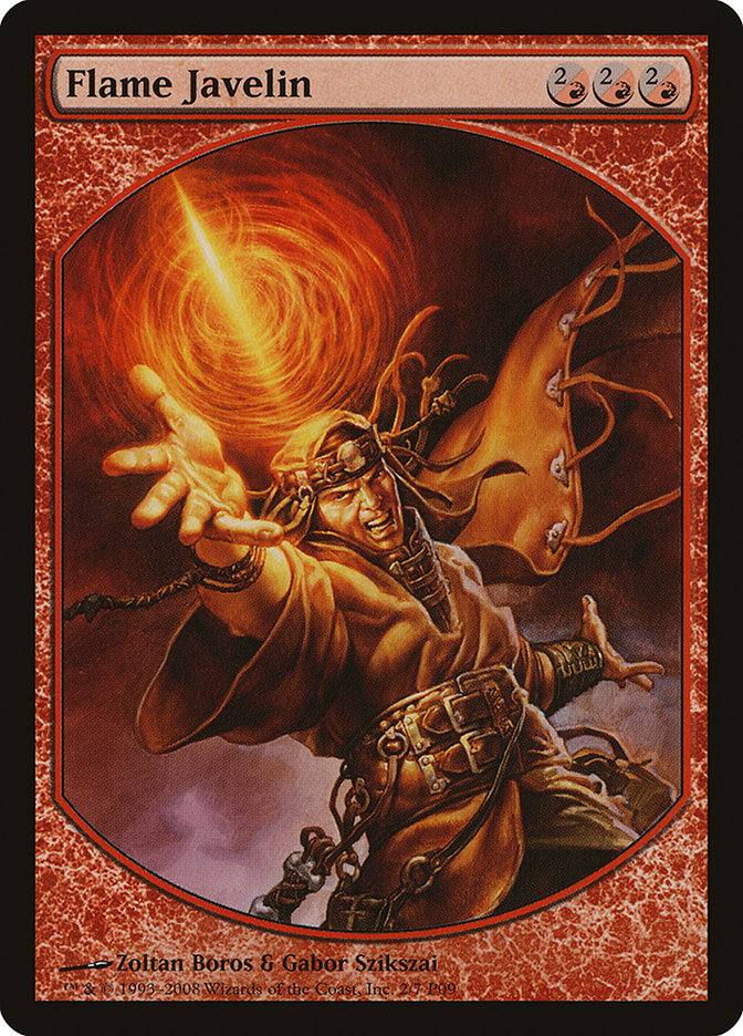 Javelot de flammes [Récompenses des joueurs de Magic 2009]