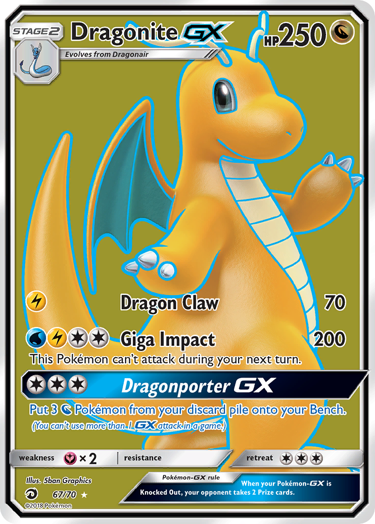 Dracolosse GX (67/70) [Soleil et Lune : Majesté des Dragons]