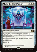 Armadura del Ángel de Medianoche (Foil Aumento) [Commander de Marvel Superhéroes]