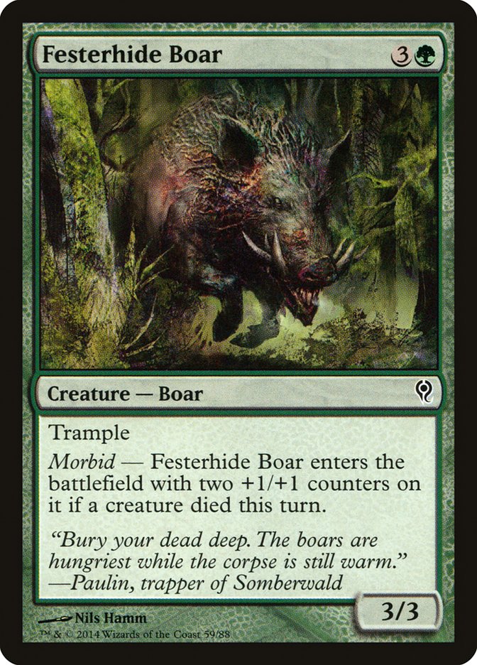 Sanglier de Festerhide [Duels de Planeswalkers : Jace contre Vraska]