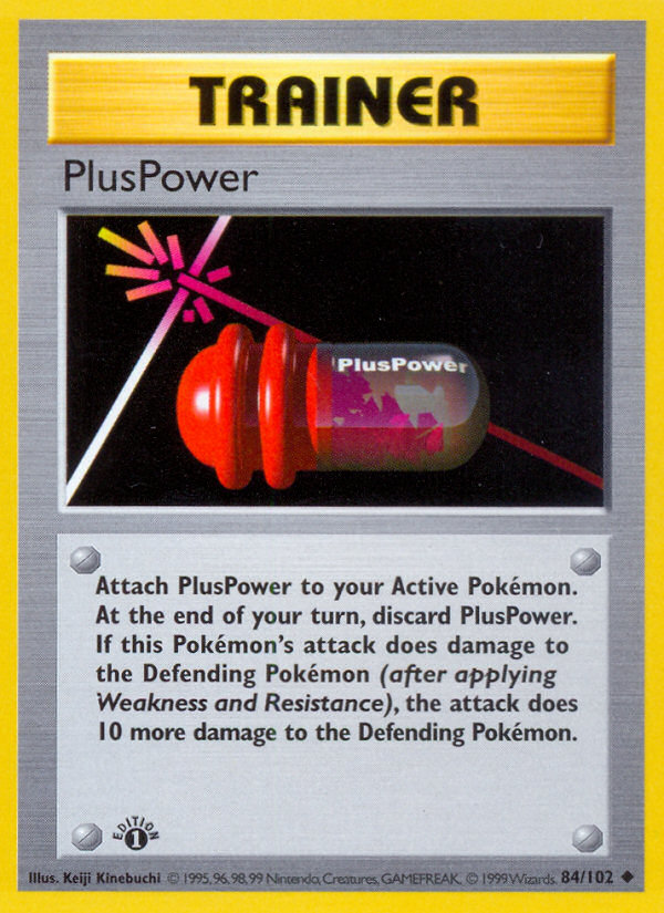 PlusPower (84/102) (Sans Ombre) [Set de Base 1ère Édition]