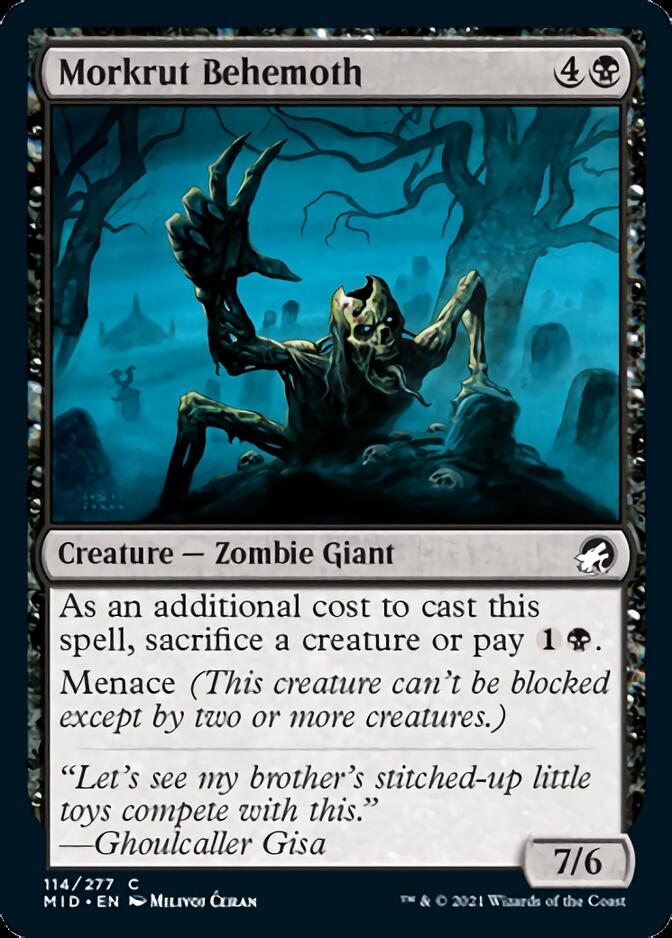 Béhémoth de Morkrut [Innistrad : Chasse de minuit]