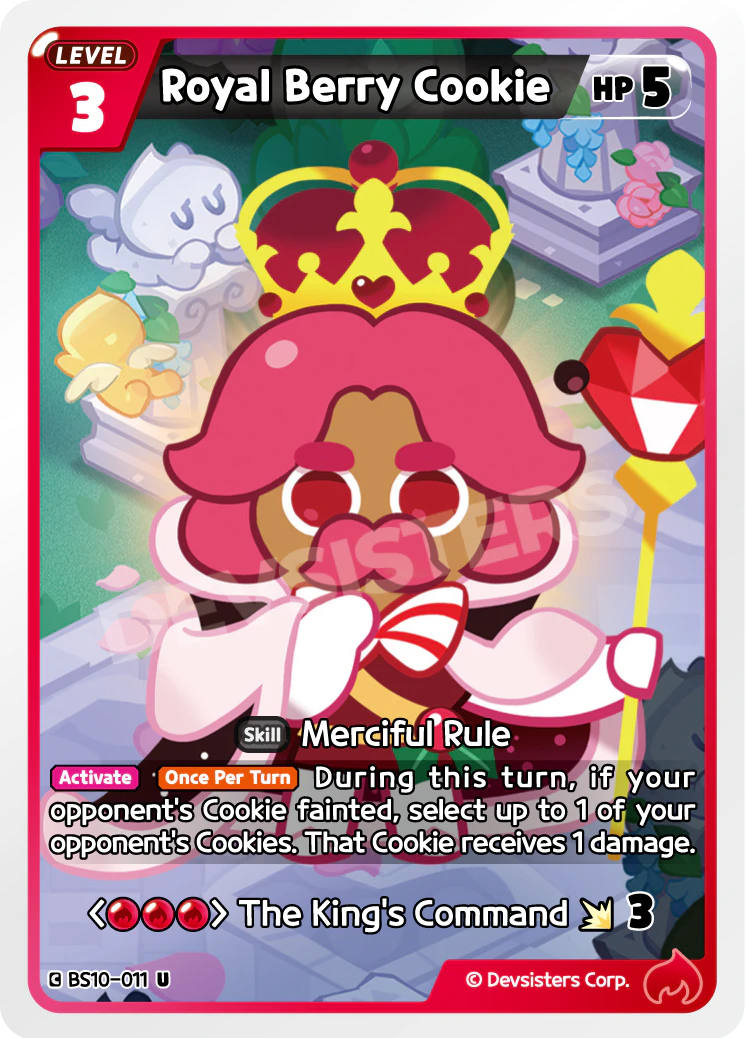 Image for Royal Berry Cookie (BS10-011) (BS10) - CookieRun: Braverse TCG