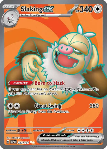 Slaking ex (227/191) [Escarlata y Púrpura: Chispas Ascendentes]