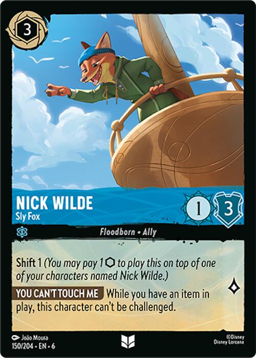 Nick Wilde - Renard rusé (150/204) [Mer azur]