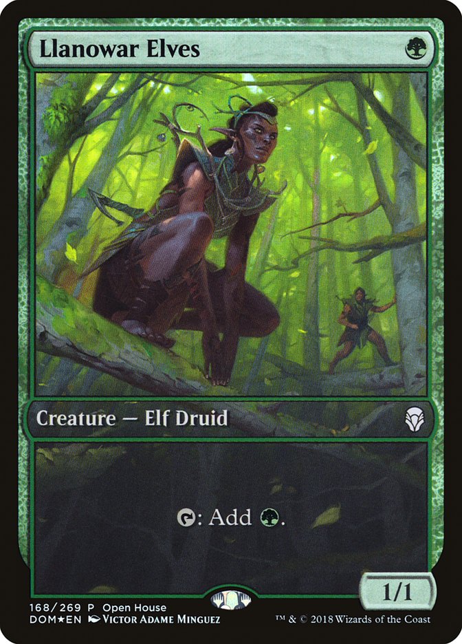 Llanowar Elves (Journée portes ouvertes) [Dominaria Promos]