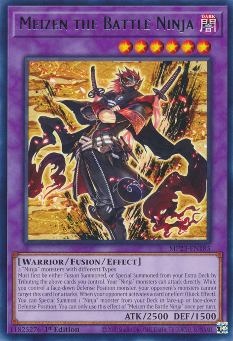 Meizen le Ninja Guerrier [MP23-FR185] Rare