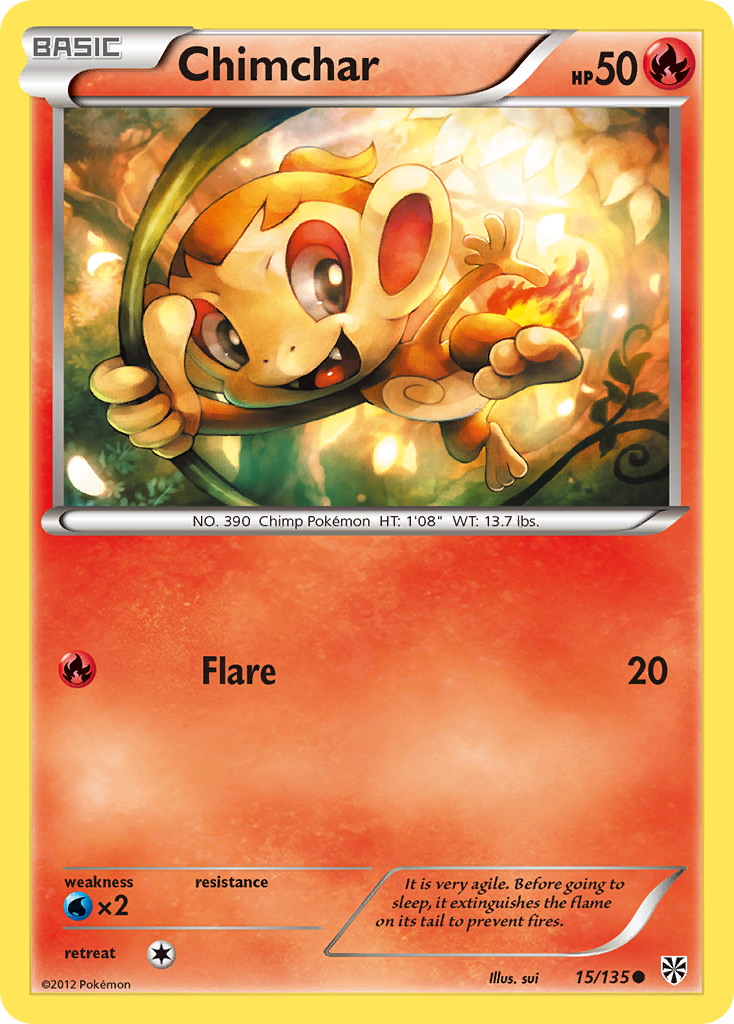 Chimchar (15/135) [Negro y Blanco: Tormenta Plasma]