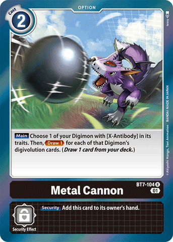 Cañón de metal [BT7-104] [Próxima Aventura]