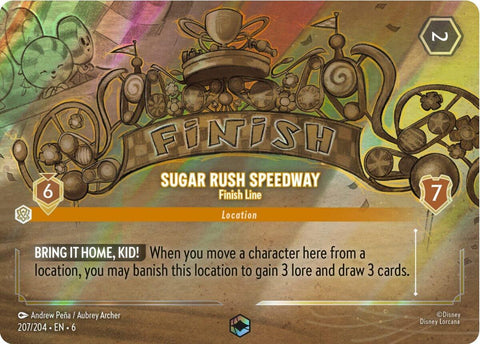 Sugar Rush Speedway - Meta (Encantado) (207/204) [Mar Azurita]