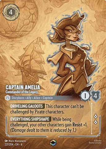 Capitana Amelia - Comandante del Legado (Encantada) (221/204) [Mar Azurita]