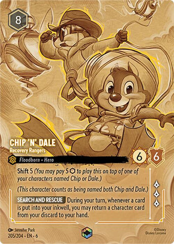 Chip y Dale - Rescatadores (Encantado) (205/204) [Mar de Azurita]