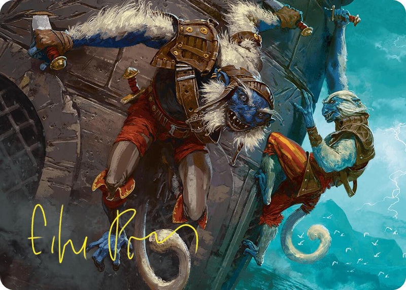 Carte artistique des Gobelins du raid (11/54) (Signature estampée or) [Série artistique Foundations]