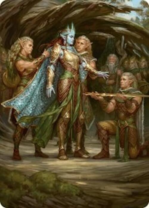 Lathril, Lame des elfes - Carte artistique (48/54) [Série artistique Fondations]