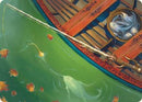 Carte d'art Canne à pêche (18/54) [Série d'art Fondations]