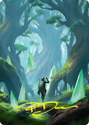 Carte d'art Forêt (25/54) (Signature estampillée or) [Série artistique Fondations]