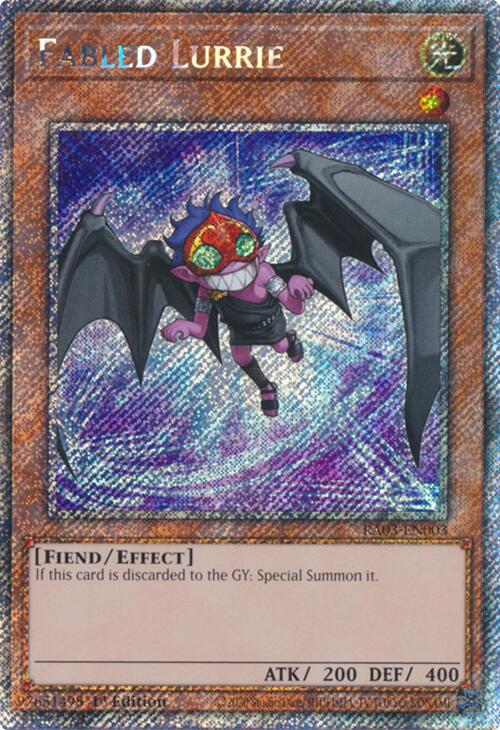 Lurrie de la Légende (Secret Rare Platine) [RA03-FR003] Secret Rare Platine