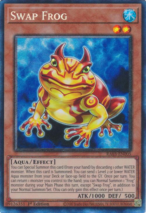 Swap Frog (CR) [RA03-EN005] Collector's Rare Prismatique