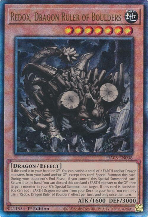 Redox, Souverain Dragon des Rochers (UTR) [RA03-FR008] Prismatic Ultimate Rare