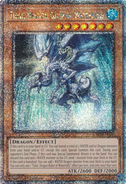 Tidal, Maître Dragon des Cascades (Secret Rare du Quart de Siècle) [RA03-FR009] Secret Rare du Quart de Siècle