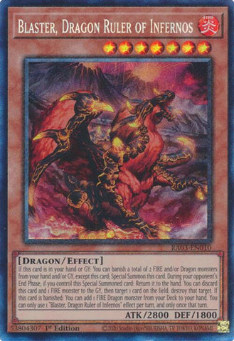Blaster, Rey Dragón de los Infiernos (CR) [RA03-ES010] Prismatic Collector's Rare