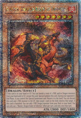 Blaster, Señor Dragón de los Infiernos (Secreta Rara de Cuarto de Siglo) [RA03-EN010] Secreta Rara de Cuarto de Siglo